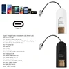 Adaptateur pour lecteur de carte mémoire, 2-en-un, USB Type C vers USB 2.0 Type A, Micro SD, TF ► Photo 2/6