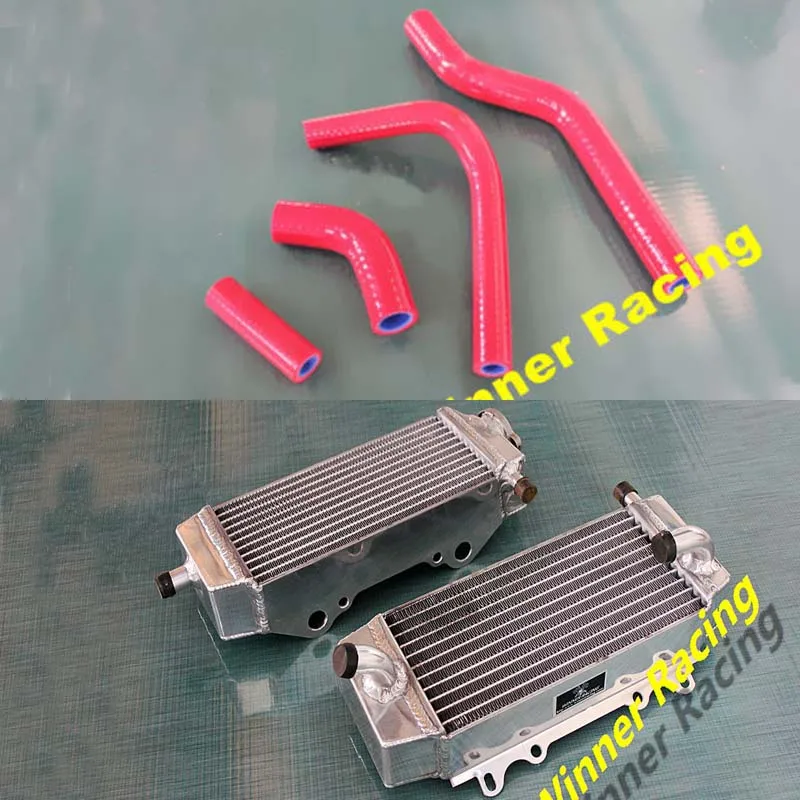

Aluminum Radiator and silicone hose kit For Kawasaki KX250F KXF250 KX-F 249cc/250cc 4-STROKE 2004-2005