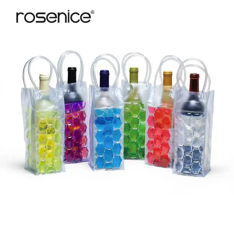 

Rapid Ice Wine Cooler PVC Beer Cooler Bag Outdoors Ice Gel Bag Picnic CoolSacks Wine Cooler Chillers Frozen Bag Bottle Cooler