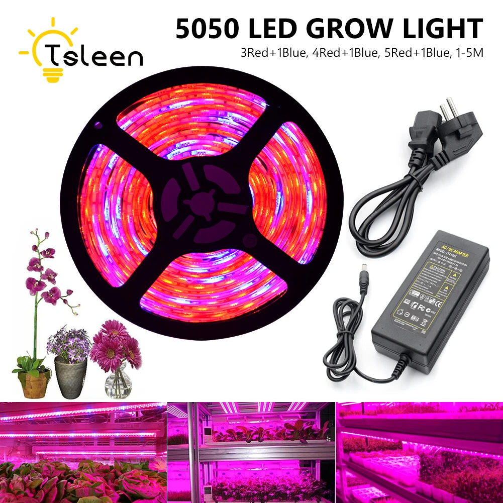 

Touch Switch Plug Set Waterproof led bulbs seedling led lamps plant 220V led grow light strip hydroponics Lamp grow light Indoor