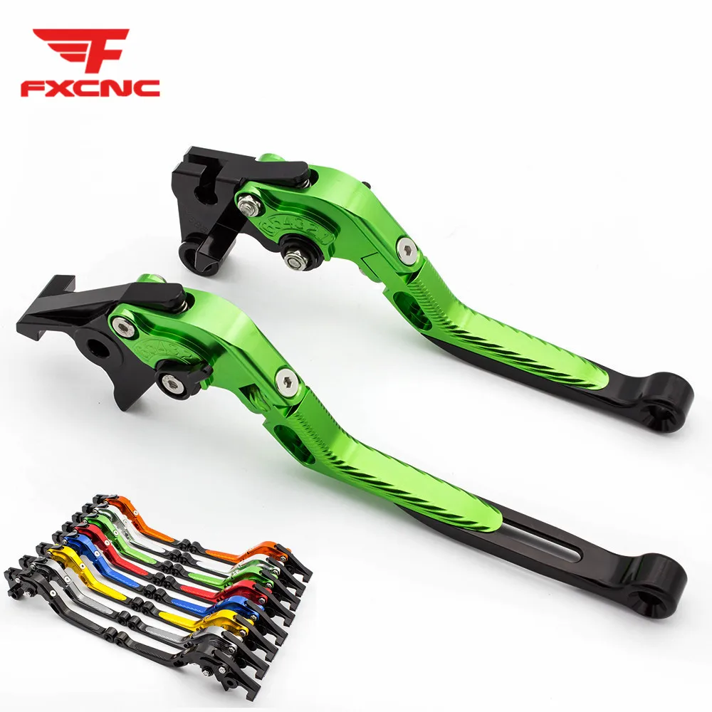 

3D Folding Extendable Motorcycle Brake Clutch Lever For Kawasaki Ninja 650R ER6F ER-6N ER6N VERSYS 650 2006 2007 2008