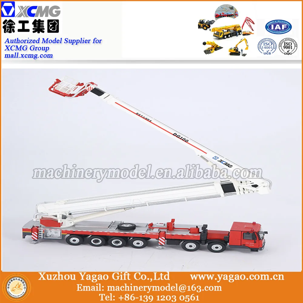 US $113.00 150 Scale Model Diecast Toy Replica XCMG DG100 Fire Truck Model for Collection Education Model business gift