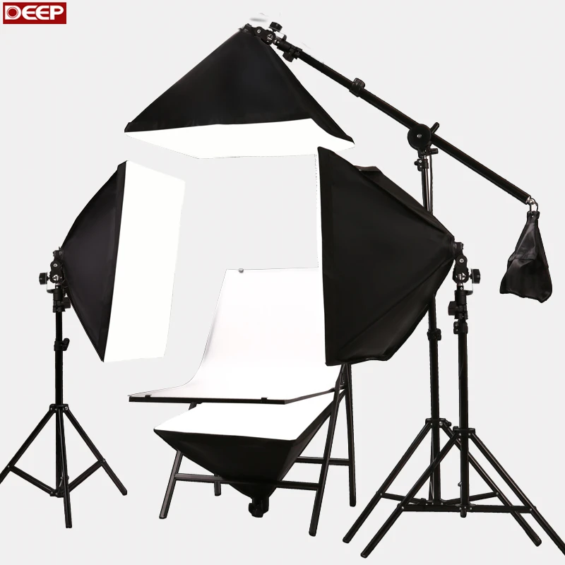 DHL TNT Photo Studio kit Photographic Equipment Photography Table E27