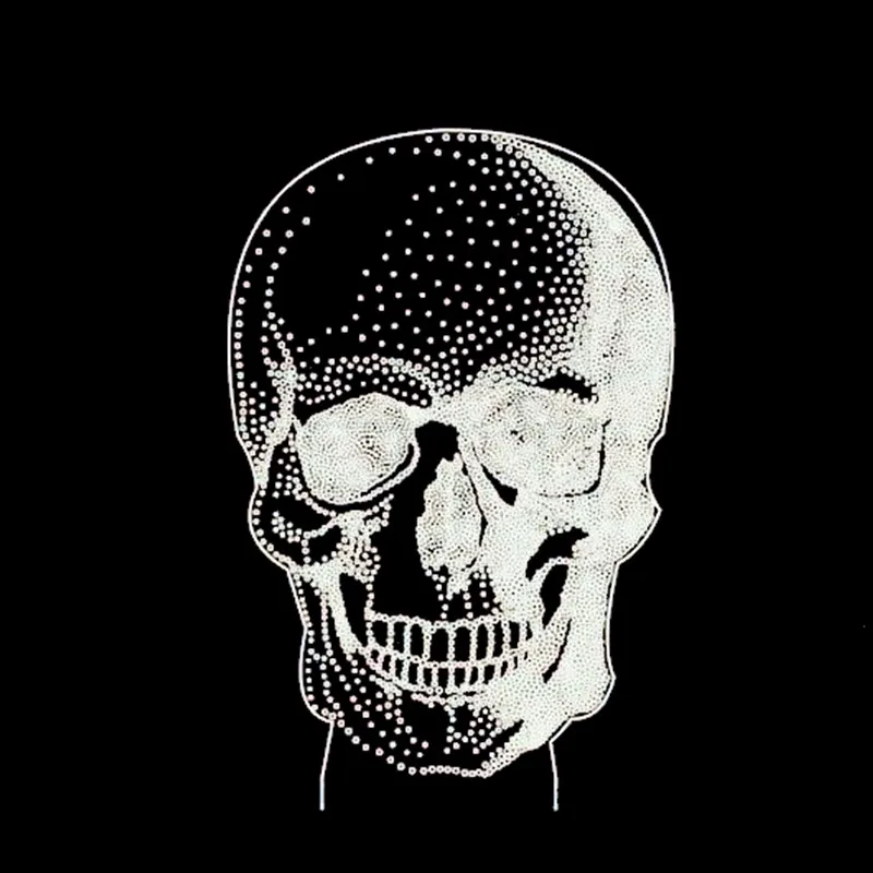 

Led 3D Visual 7 Color Changing Abstract Nightlights Skull Shape Kids Touch Button Table Lamp Usb Home Decor Sleep Lighting Gifts