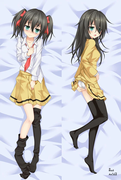 アニメを Watamote キャラクターセクシーガール黒木智子オタク抱きスロー枕ケースカスタム枕ケース両面から印刷 Pillow Case Aliexpress