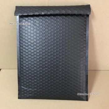 

20*28+4cm Glossy black Bubble Mailers Padded Envelopes Packaging Shipping Bags Black Bubble Mailing Envelope Bags 100pcs/lot