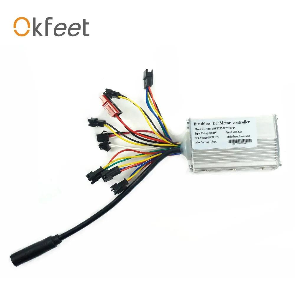 Контроллер Okfeet KQ 250 Вт 36V15A ЖК дисплей SW900 комплект для преобразования