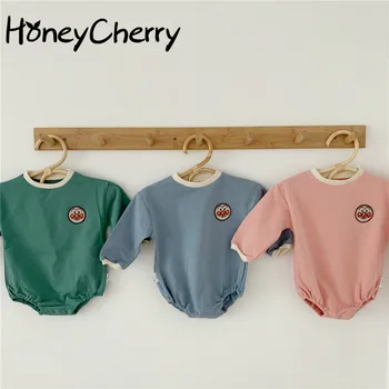 

Newborn Bodysuits Infants Crawl Into Children's Clothes Cute Toddler Baby Girl Floral Bodysuit Rompe Baby Girl Clothes