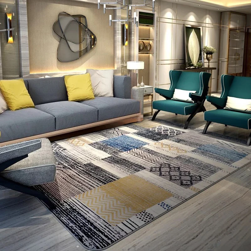 Japanese/Korean Carpets For Living Room Home Bedroom Carpet Sofa Table Floor Mat Kids Room Crawling Area concise abstract Rug