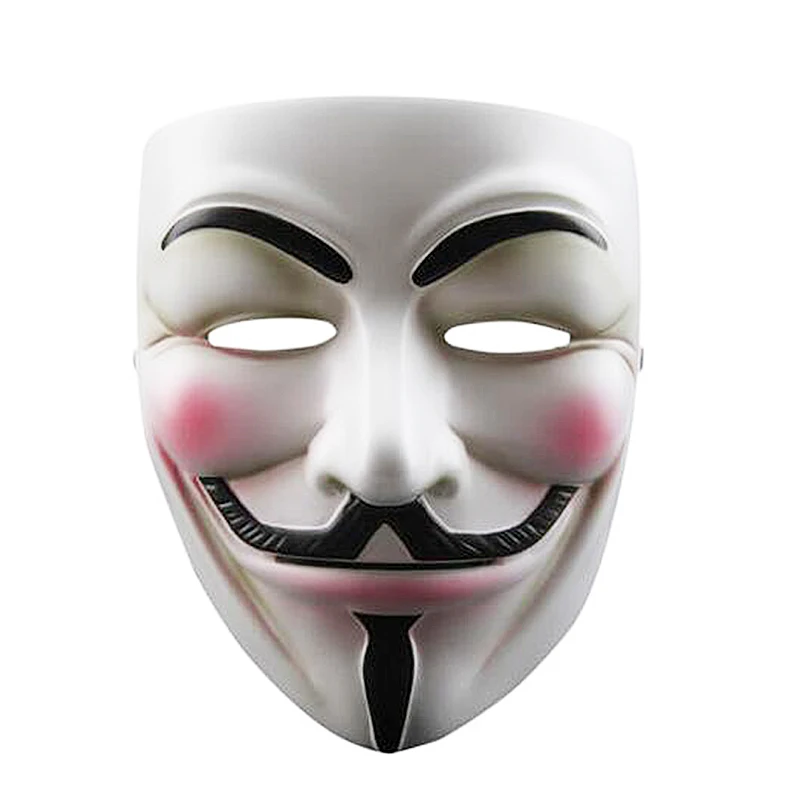 V для Vendetta Маска Anonymous Guy Fawkes маскарадный костюм из смолы взрослых Хэллоуина