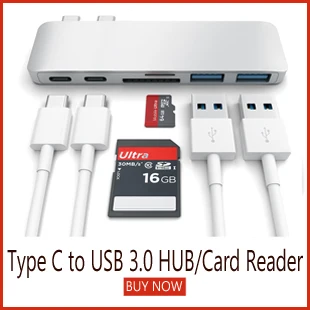 USB C Ethernet адаптер с 3 USB 3,0 концентратор для MacBook Pro ПК, GOOJODOQ концентратор USB Type C Gigabit Ethernet Rj45 Lan USB C концентратор