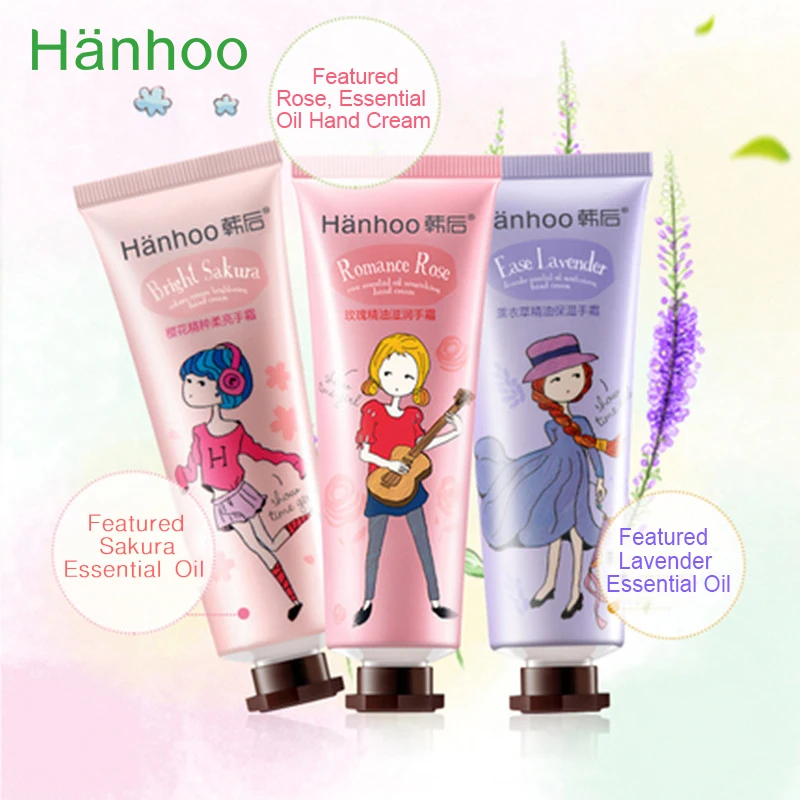 Hanhoo Moisturizing Anti dry Antifreeze Moisturizing Hand Care Lotion Sakura&rose&lavandula