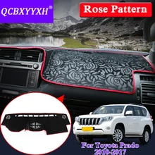 Автомобильный Стайлинг для Toyota Prado 2010- RHD& LHD розовый узор коврик на приборную панель защитный интерьер Photophobism накладка тент подушка
