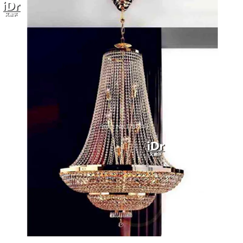 Chandeliers Luxury crystal lamp little metal lamp bedroom lamp study