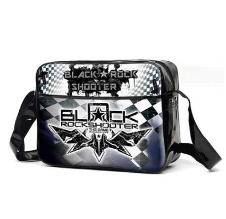 Gumstyle Black Rock Shooter Cosplay Crossbody Sling Bags Backpack Rucksack Shoulder Bag Daypack Chest Bag Hiking