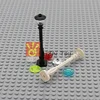 50pcs Moc Brick 4740 Dish 2x2 Inverted Radar DIY Enlighten Building Blocks Bricks Compatible with Assembles Particles Kids Toys 5