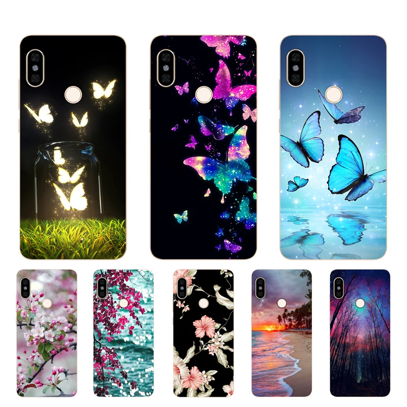 

CROWNPRO Global Xiaomi Redmi Note 5 Case Cover Soft TPU Silicone Phone Redmi Note 5 Case Coque Xiaomi Redmi Note 5 PRO Case
