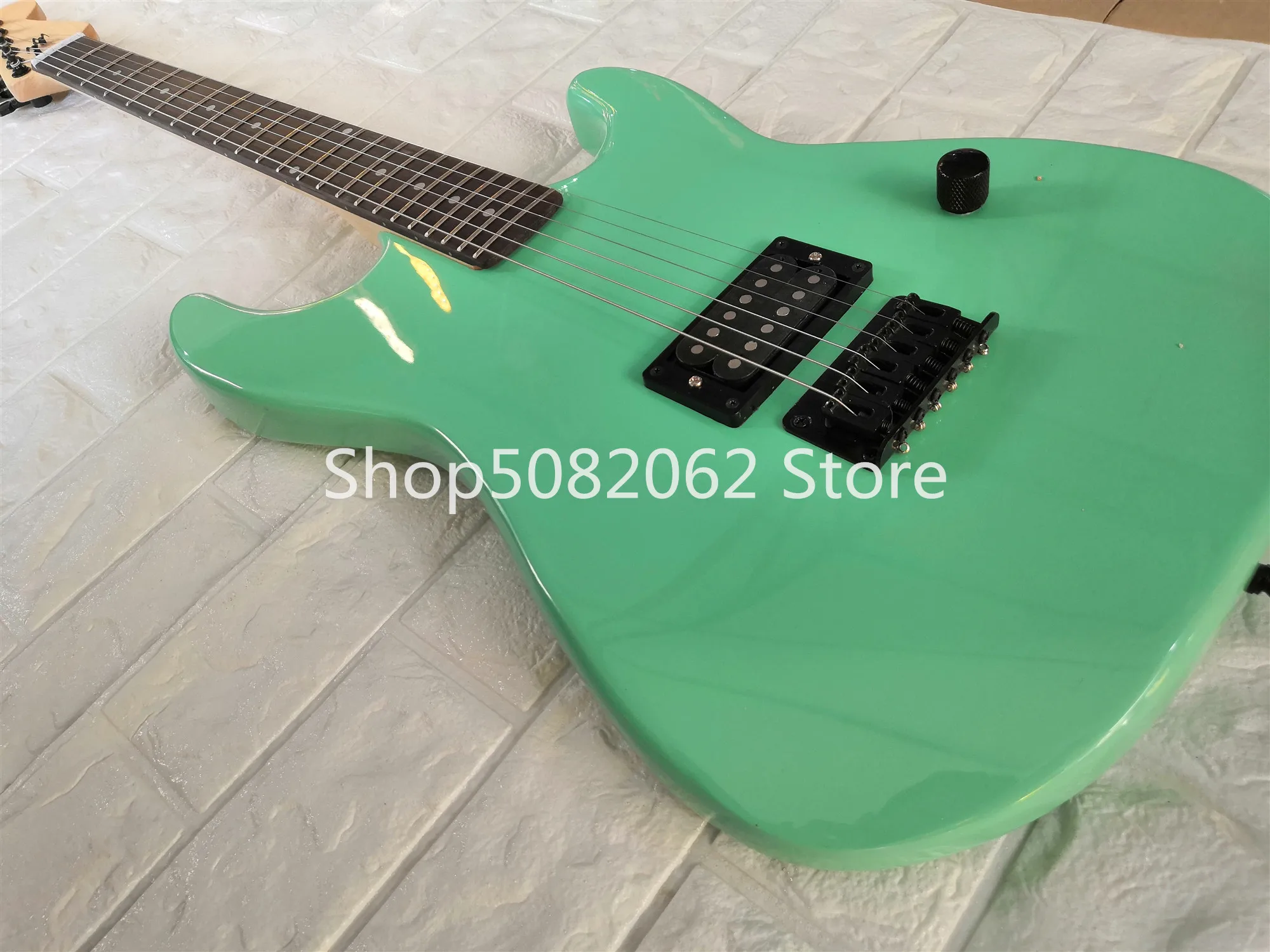 Фабрика Заказная Apple Green str электрическая гитара палисандр гриф черное