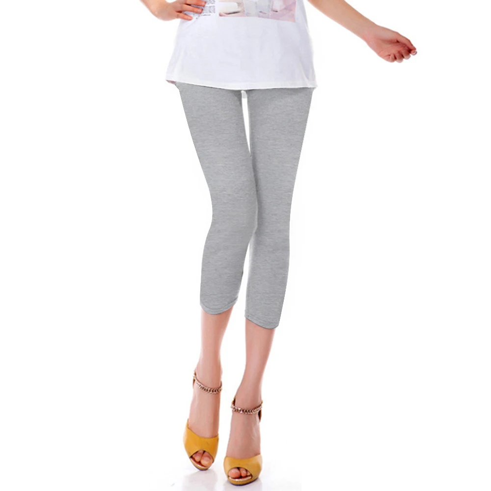 2018 new arrival soft breathable fashion regular spandex cotton candy color female leggings