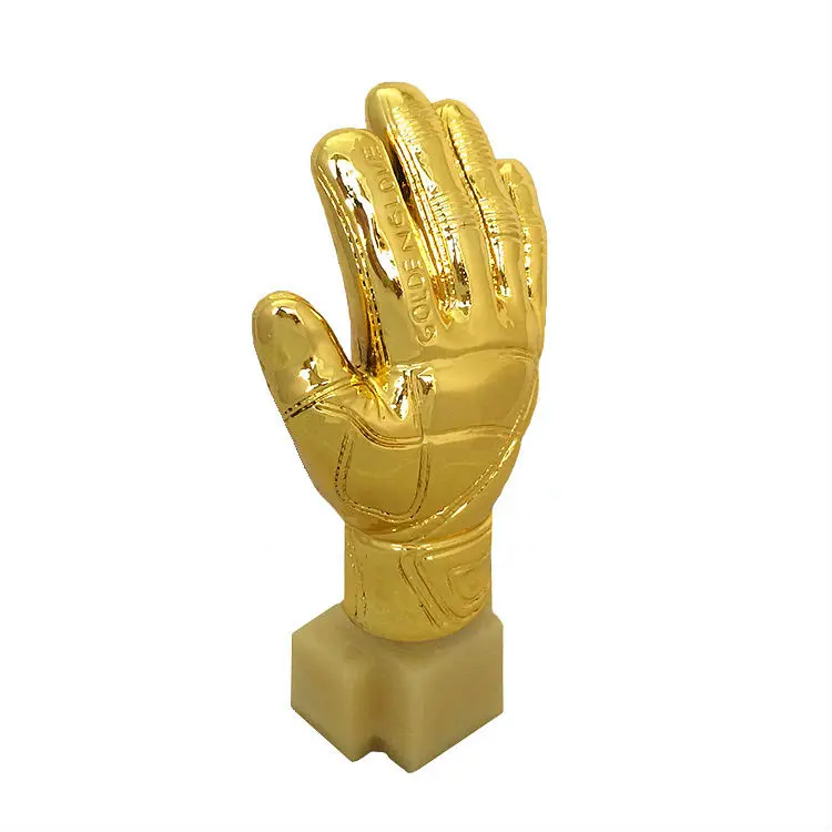 

30CM Golden Glove trophy Football Sccar Resin Craft Souvenir Sport Gift