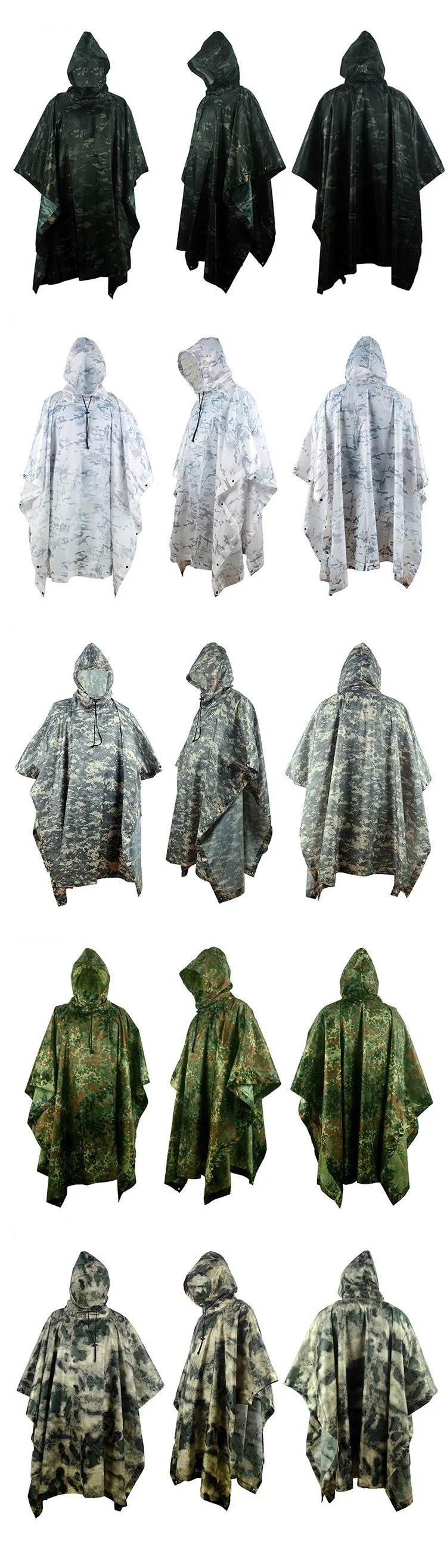 Military Breathable Poncho
