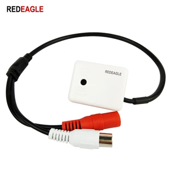 

REDEAGLE Adjustable Mini AUDIO CCTV Microphone pick up MIC RCA Audio Output For Security Camera System Kit