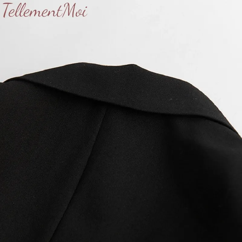 Blazer for Womens Solid 3/4 Ruched Sleeve Open Front Draped V Neck Lapel Work Office Blazer Jacket Lady Casual Slim Pleated Suit
