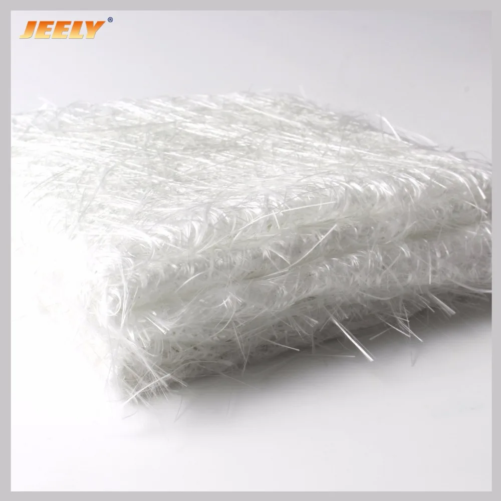 Jeely 300gsm ткань из стекловолокна без щелочи стекловолокно нарезанная нитка мат