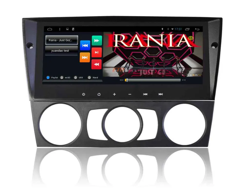 Sale 8.8" Android 6.0.1 Quad Core 1280X480 Car Stereo Audio Head Unit Autoradio Headunit for BMW 3 Series E90 E91 E92 E93 WIFI 3G+Map 4