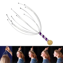 1 шт. расческа для волос, для волос, для головы, для шеи, осьминог, оборудование для снятия стресса, расслабляющие красные массажные инструменты для релаксации, Вибрационный массажер