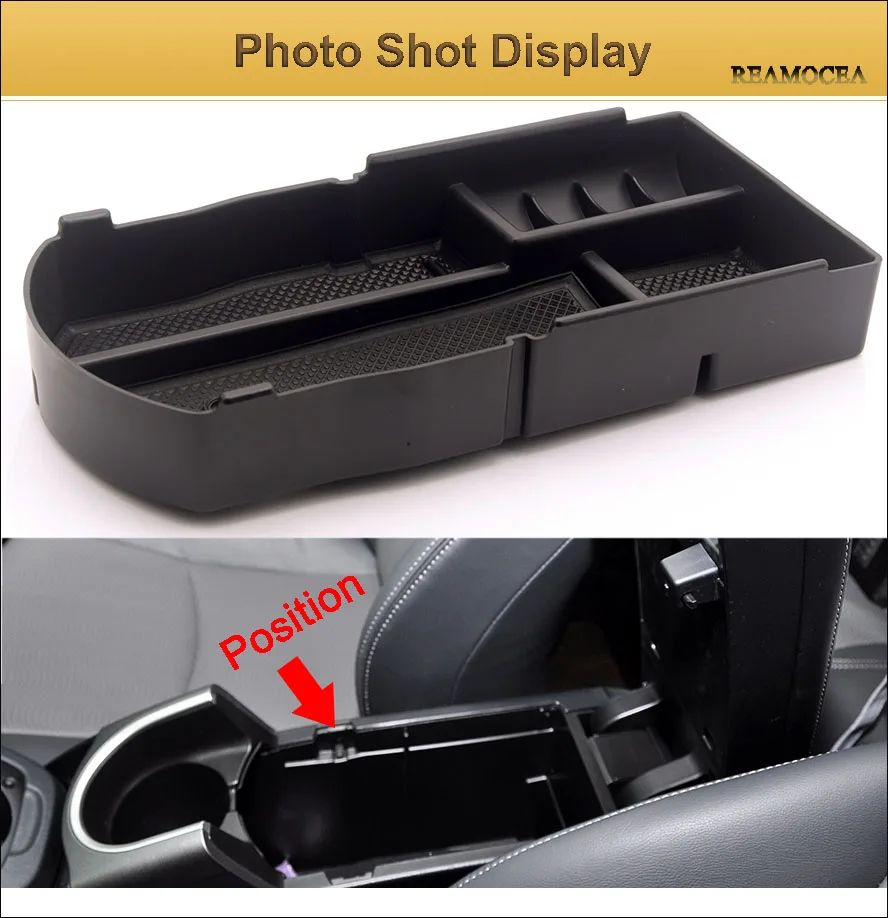 Reamocea Car Interior Center Console Armrest Storage Box Container Organizer Holder For Toyota Prius XW30 Facelift Hatchback  (2)