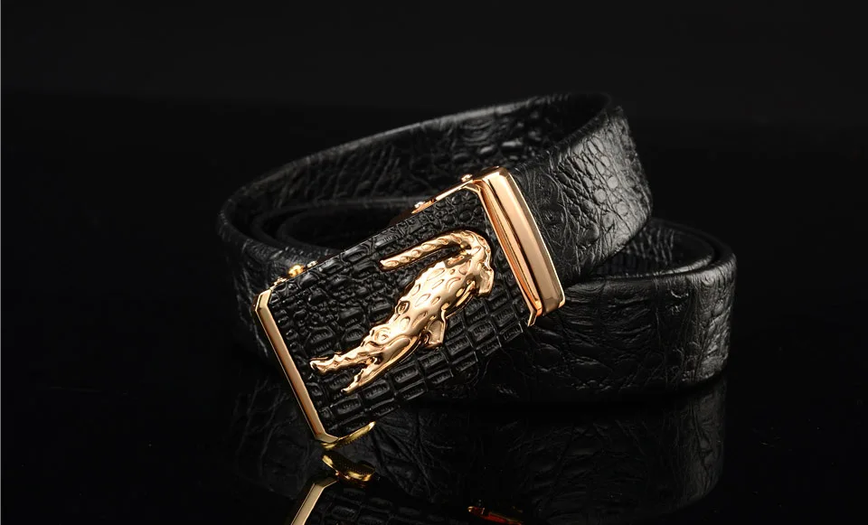 DESTINY Designer Belts Men High Quality Male Genuine Leather Strap Luxury Famous Brand Logo Crocodile Silver Gold Ceinture Homme Sadoun.com
