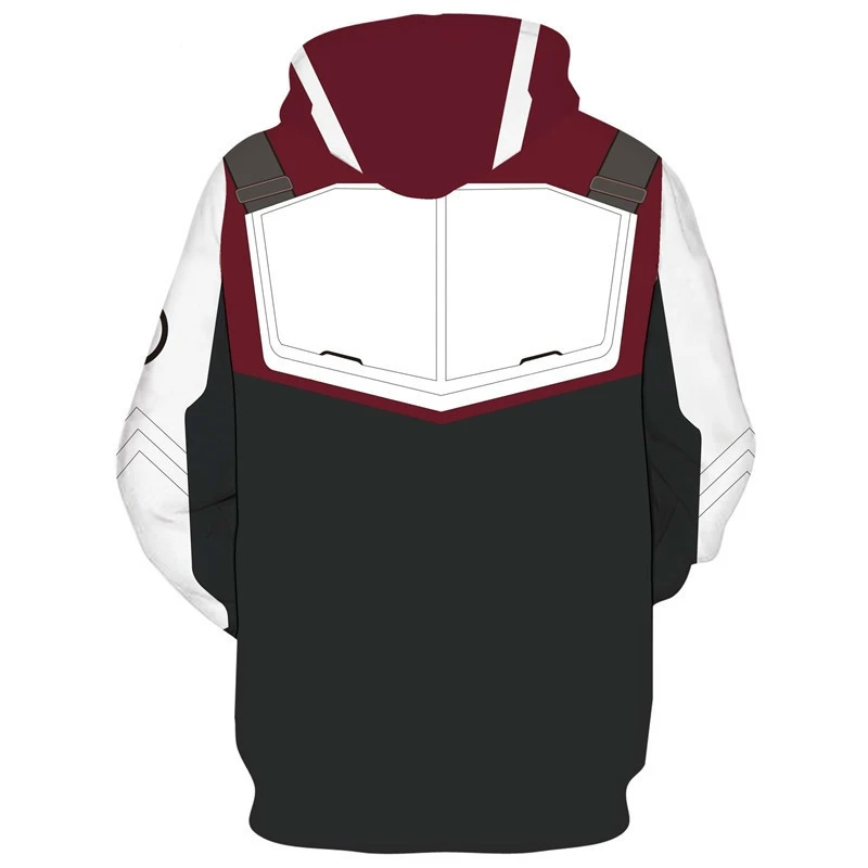 Avengers Endgame Hoodies Men Quantum Realm 3D Hoodies Superhero Captain America Iron Tony Stark Sweatershirt Jacket Amine Zipper
