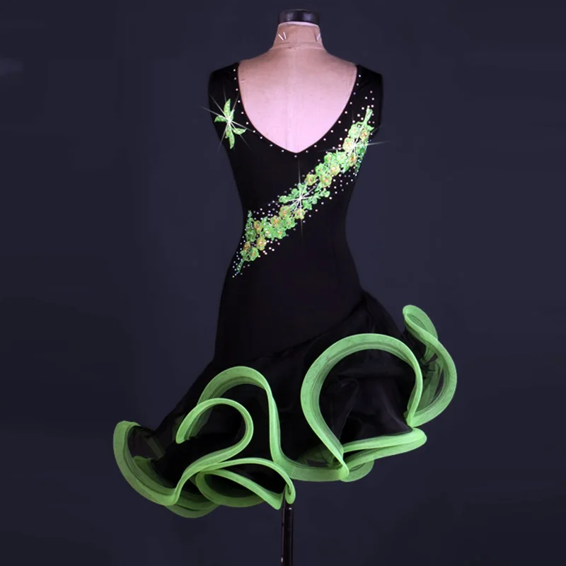 Cha Cha Rumba Samba tango salsa latin dance dress women competition dancing dresses latin kids ballroom for children ladies