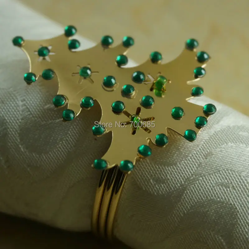 

christmas napkin ring, crystal cheap decoration napkin holder