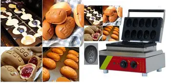 

Free shipping 110v 220v Fried Egg waffle machine; egg shape waffle maker/ Waffle baker