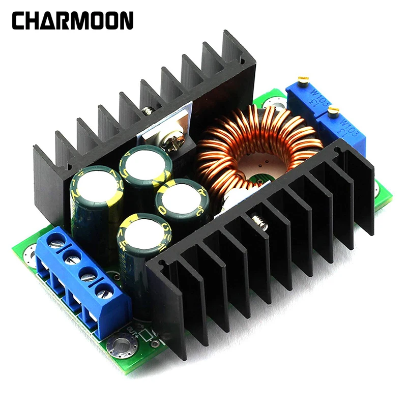 Светодиодный понижающий преобразователь для Arduino 300 Вт 9A 5 40 В до 1 2 35 в 12