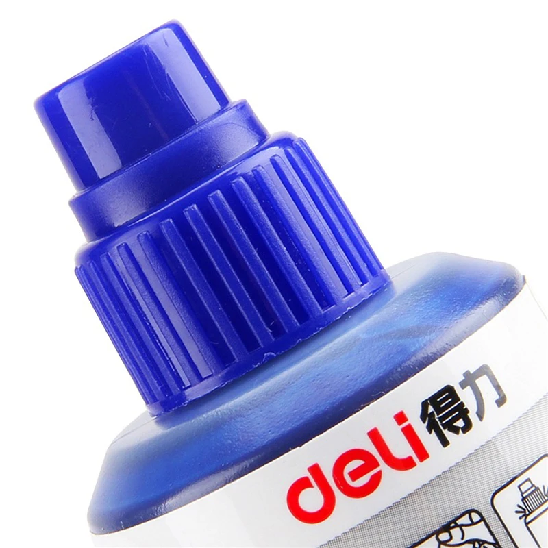 Deli 12 мл Черный Синий Канцтовары маркеры для ручек чернила заправки|pen ink refill|pen inkpen