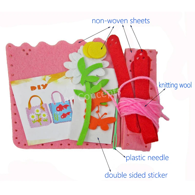 DIY Craft Kit Felt bags 4