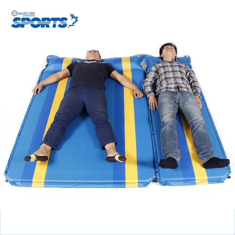 

New Outdoor Automatic Blow-up Lilo Sleeping Mats Camping Nap Sleep Thickening Single Widen Dampproof Mat
