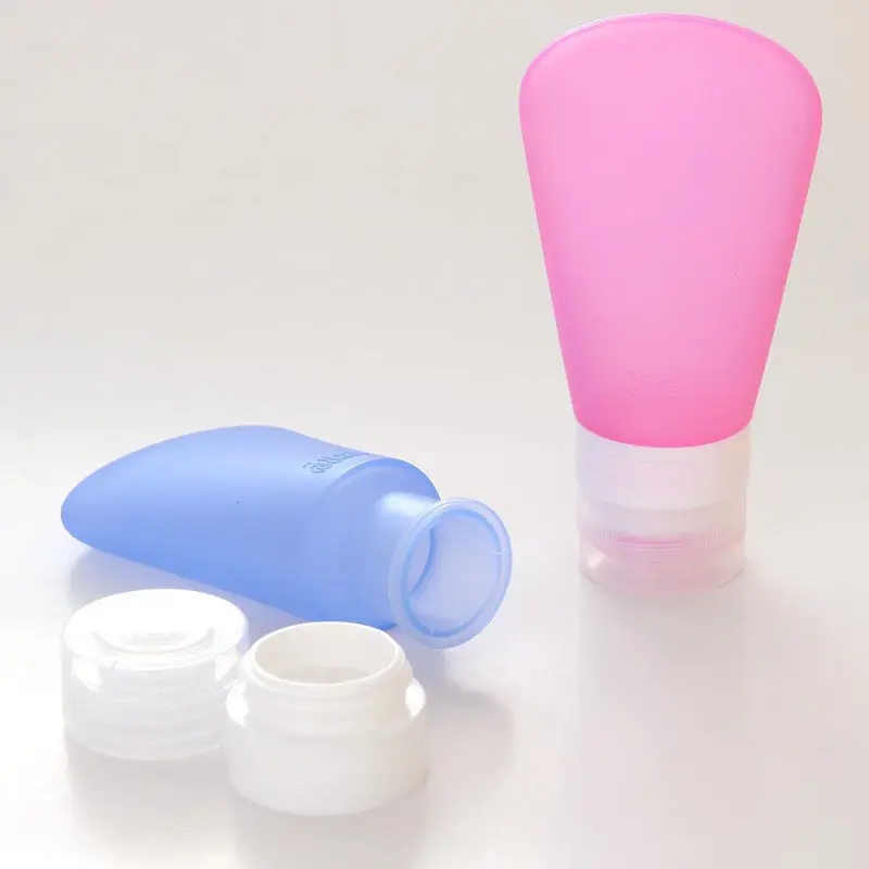 Portable Scallop Travel Refillable Silicone Bottles Shampoo Shower Gel Lotion Sub bottling Empty