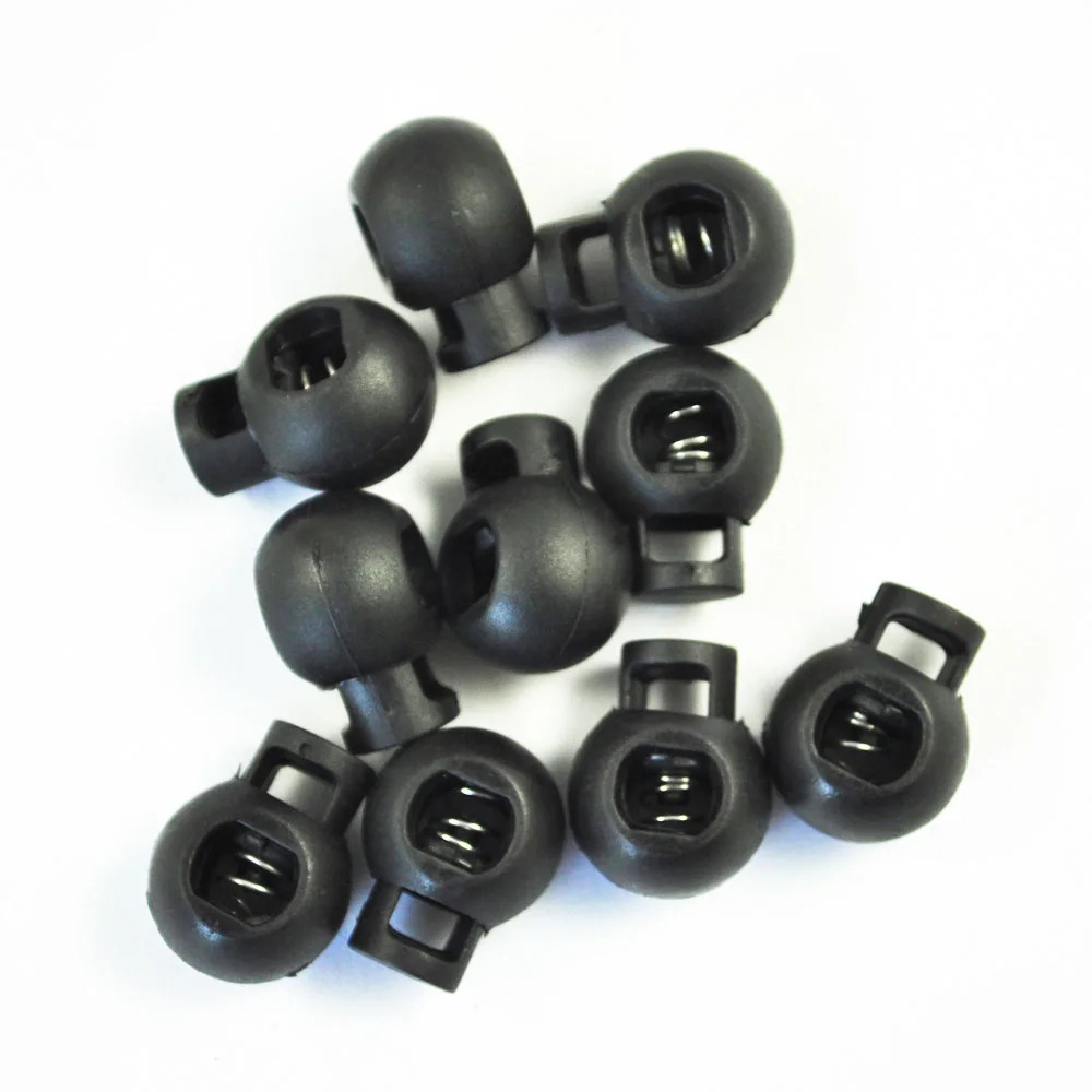 

Amico Spring Loaded Round Toggle Stop Cord Locks End 10 Pcs