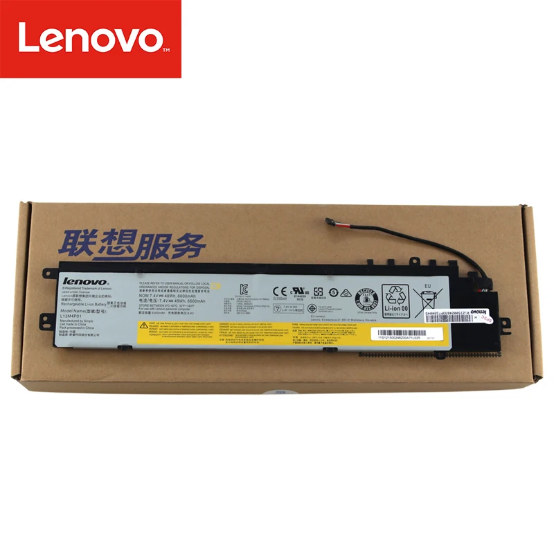 7 4 В 6600 мАч 48Wh Оригинальный аккумулятор для ноутбука Lenovo Erazer Y40-70 Y40-80 L13L4P01 L13C4P01