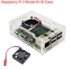 Best Seller Acrylic-Case Cover-Shell Cooling-Fan Transparent-Box Raspberry Pi 3-Model for  Ky9WrXX7