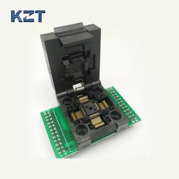 

QFP48 TQFP48 LQFP48 Clamshell Programming socket Pitch 0.5mm FPQ-48-0.5-06 Test Socket Flash Adapter Size 7*7mm