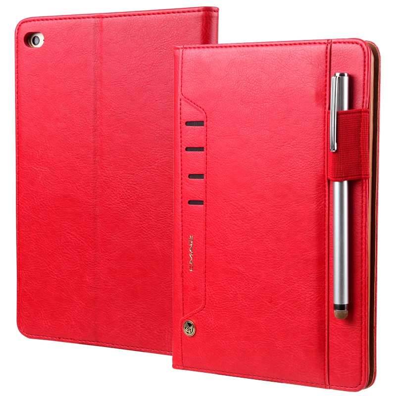 

Multi Retro Book Leather Case for iPad Air2 Tablet PC Case Foldable Stand Business Card Smart Cover for Apple iPad6 iPad Air2