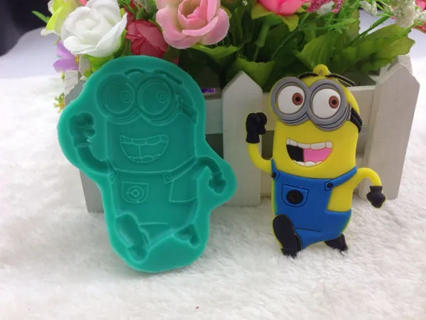 Feihuan 1 шт DIY Миньоны кружева торт плесень силиконовые формы помадка Плесень День