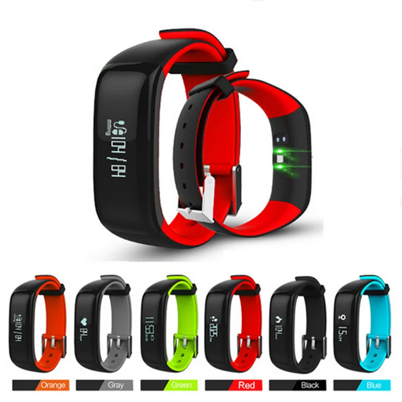 P1 Smartband font b Watches b font Blood Pressure Bluetooth font b Smart b font Bracelet
