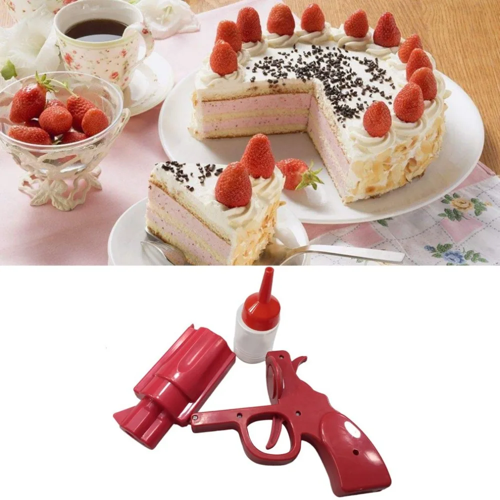 Coffee Frosting Decor Pen Gun Type Icing Piping Pen Fondant Cake