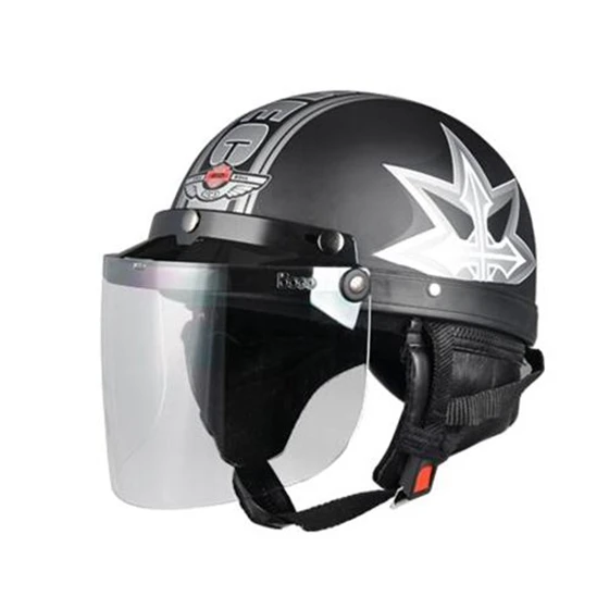 Авто-для мотоциклов с козырьком для открытого лица шлем для трех Harley пряжки